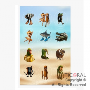 STICKER BRAINROT 10 x 12 UNIDADES